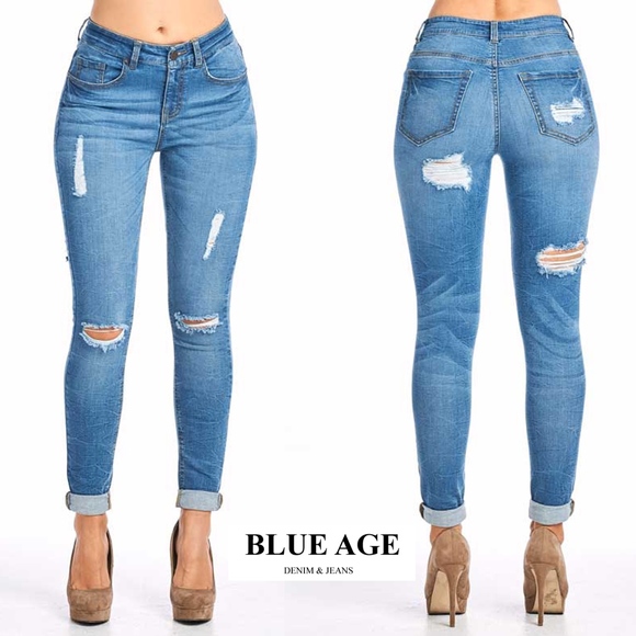 Blue Age Denim & Jeans Denim - Stretchy Skinny Jeans Women Denim Jeans